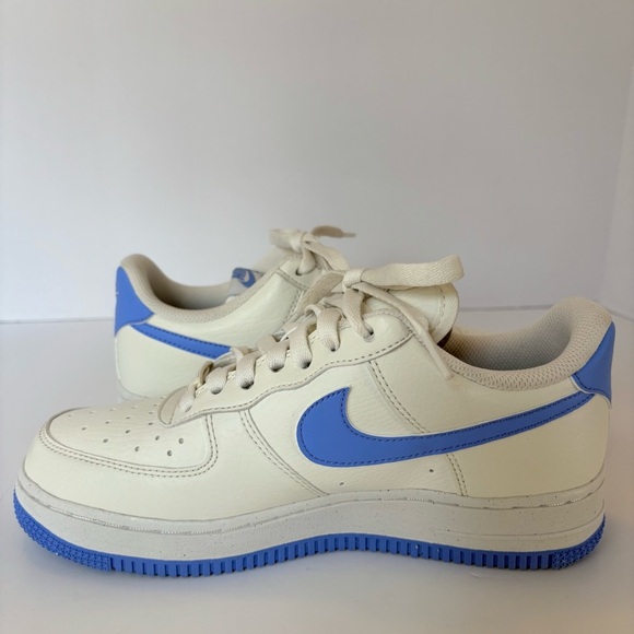 Nike Air Force 1 Low White University Blue Size 6Y Youth DC9486-104 - Picture 6 of 11
